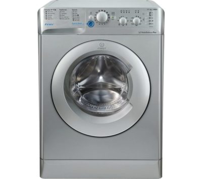 INDESIT BWC 61452 S 6 kg 1400 Spin Washing Machine - Silver INDESIT BWC 61452 S 6 kg 1400 Spin Washing Machine - Silver